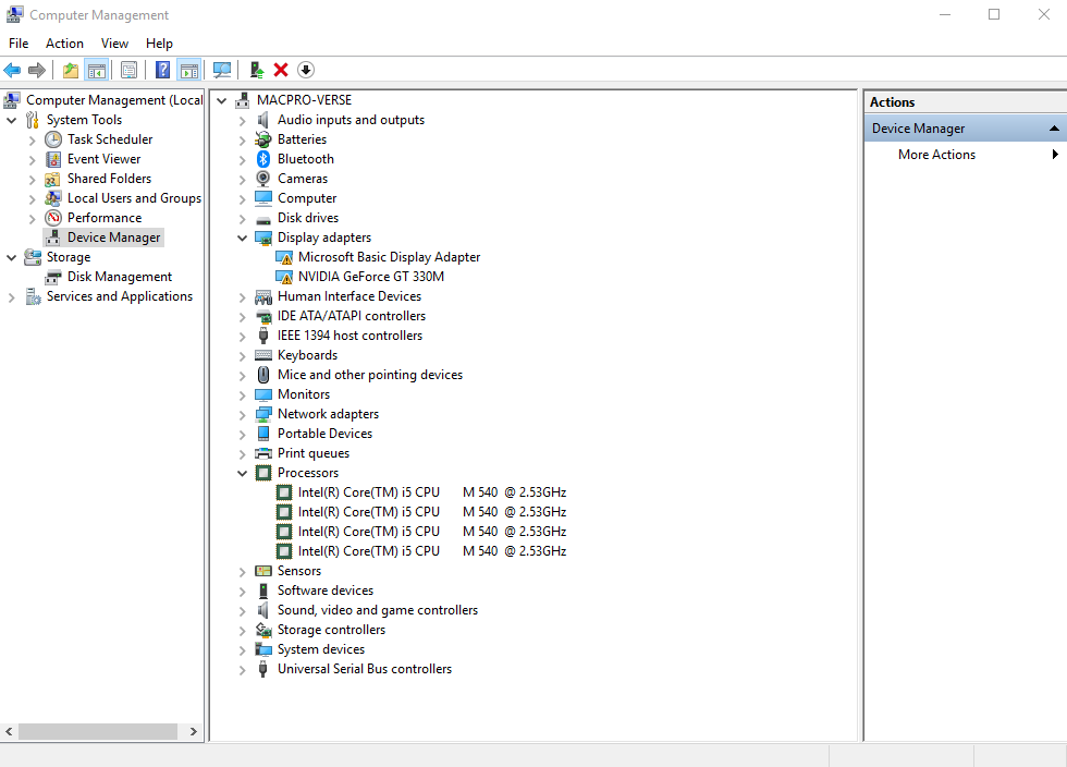 macbook pro drivers windows 10 64 bit download